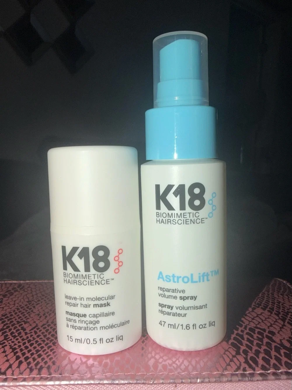 K18 AstroLift & Leave-In Molecular Repair Hair Mask Duo - Picture 1 of 2